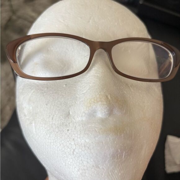 Marc Jacob’s logo glasses brown frames gold hardware classic eyewear cat eye - Picture 9 of 14